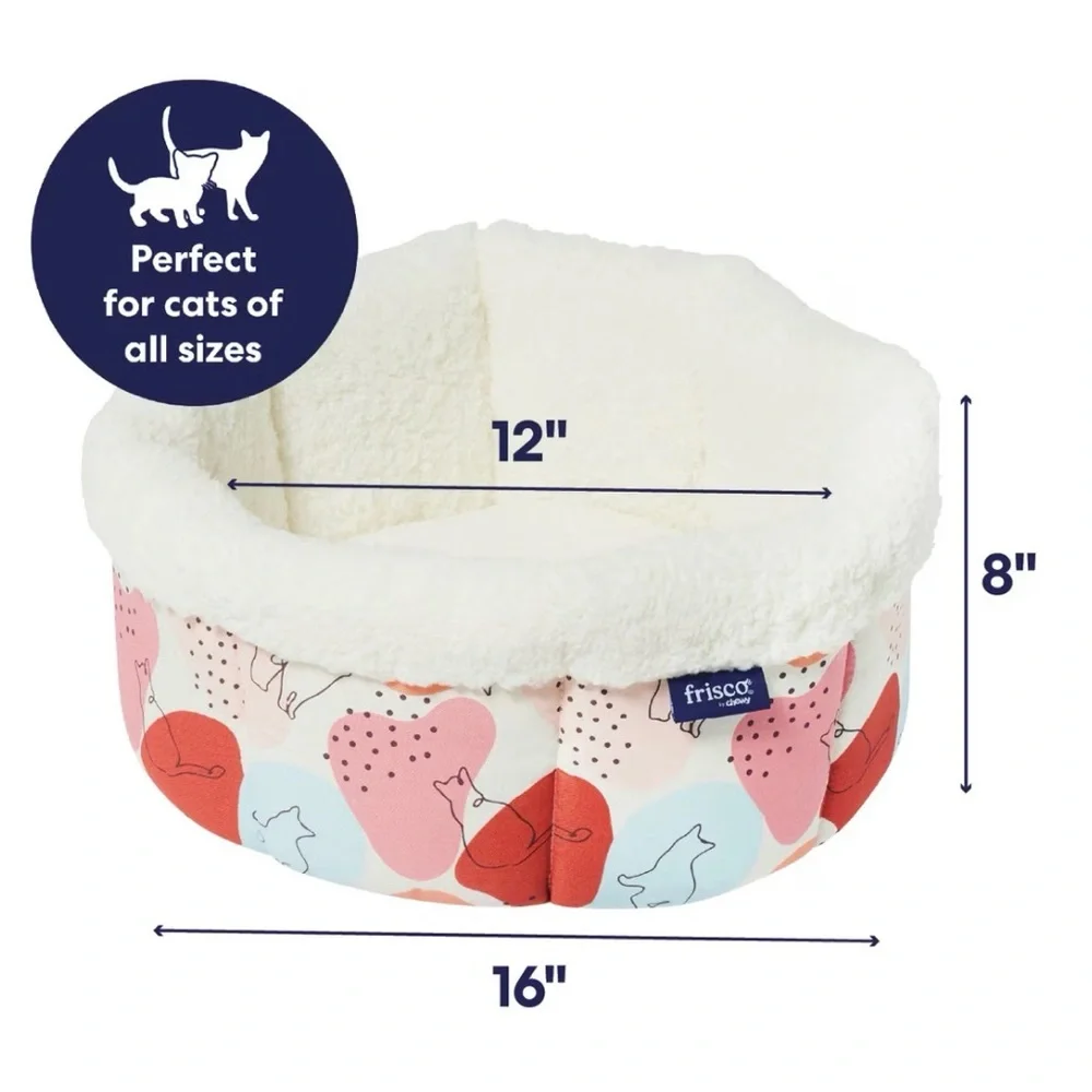 Frisco Sherpa Self-Warming Small Cat Bed